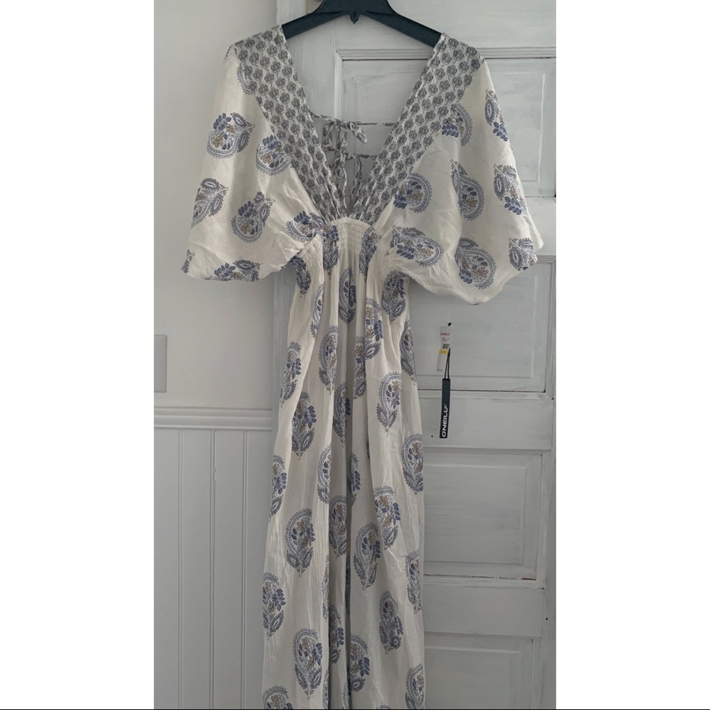 Kimono style maxi dress